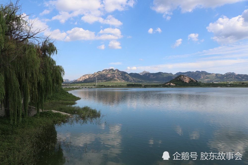 组图:青岛平度大泽山水库,群山环抱之间的一颗明珠