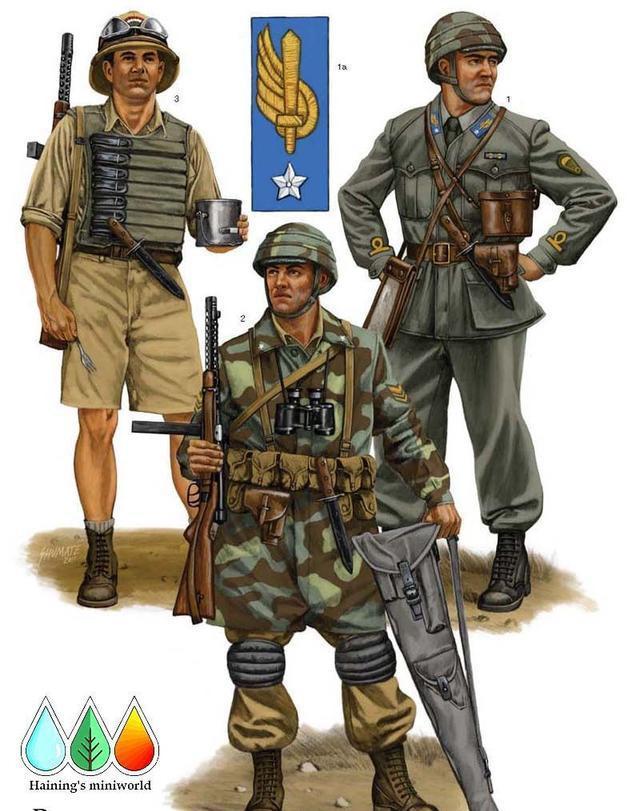 二战意大利精锐部队和特种部队,装备好但是存在感低