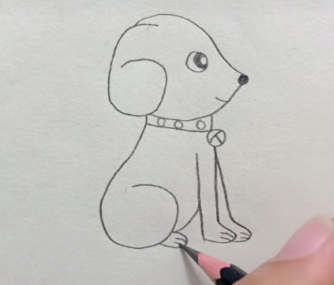 美术生教你用"66"画小狗,既简单又好看,网友表示:爱了!