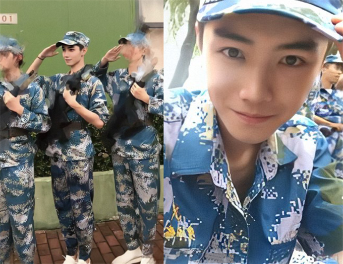 男明星军训照:宋继扬有活力,千玺没架子,看到肖战:真