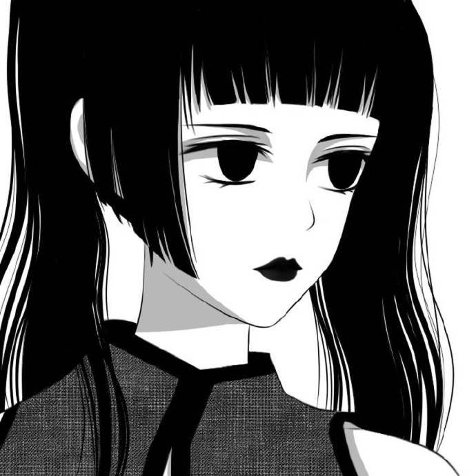 暗黑系动漫女生头像,看一眼就心动