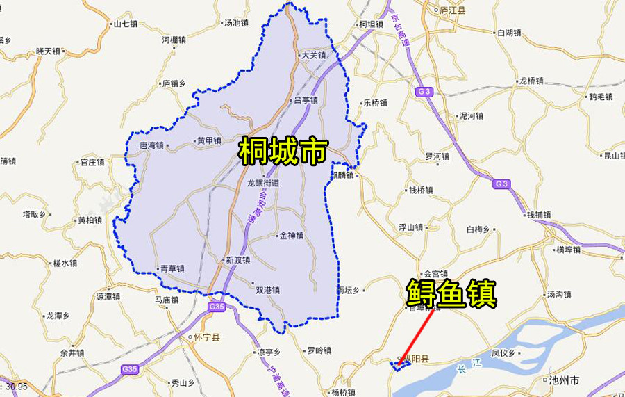 安徽桐城市最独特的镇,是一块"飞地",和枞阳县城一河