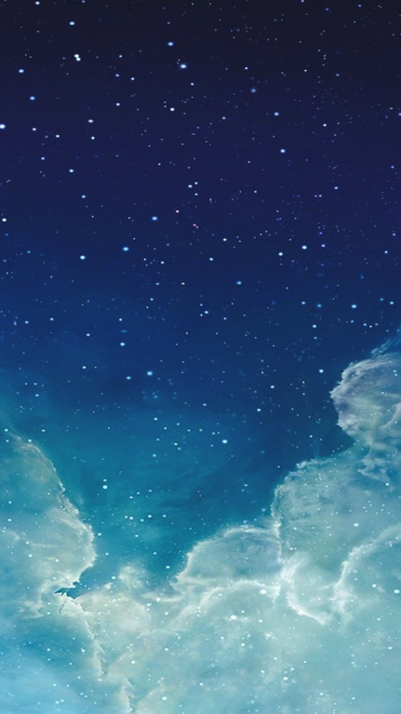 手机锁屏壁纸,无水印星空背图,戳赞好运