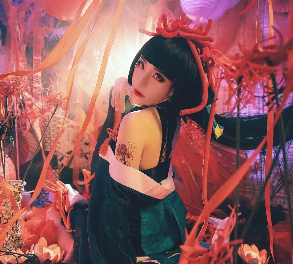 阴阳师彼岸花cos,神还原 盛世美颜,一出场网友都被