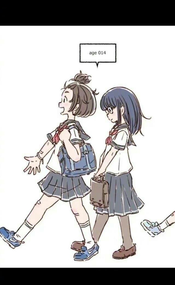动漫图片,从少年到老年的感情