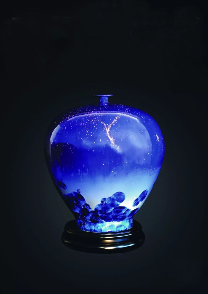 90后瓷上烧出星空,不是所有窑变都变出结晶釉丨藏拍好物