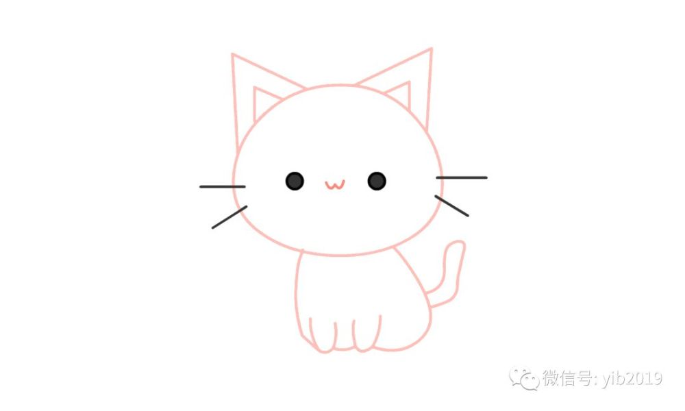 简笔画教程猫