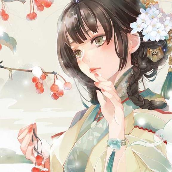 二次元·古风·女生头像:年少承诺执着相守,看似美好