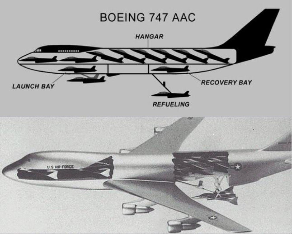 波音747"空中母舰"概念