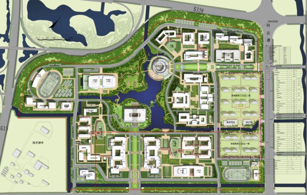 西工大太仓校区规划图 未来的西工大太仓校区,将是具有更高开放度