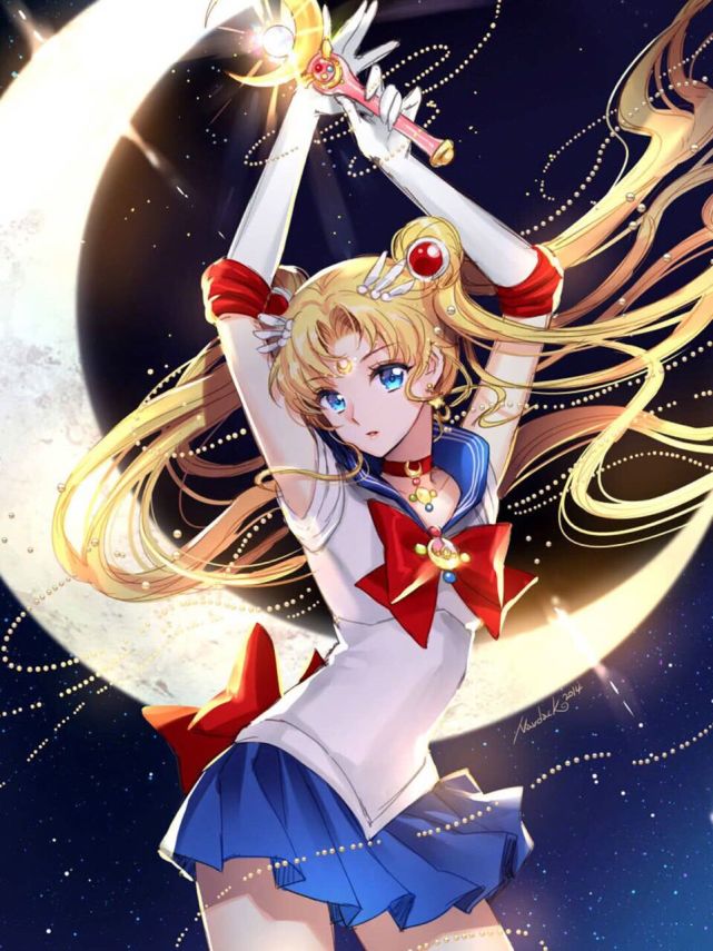 超萌美少女战士手机壁纸,少女心炸裂,赶快和闺蜜用起来!