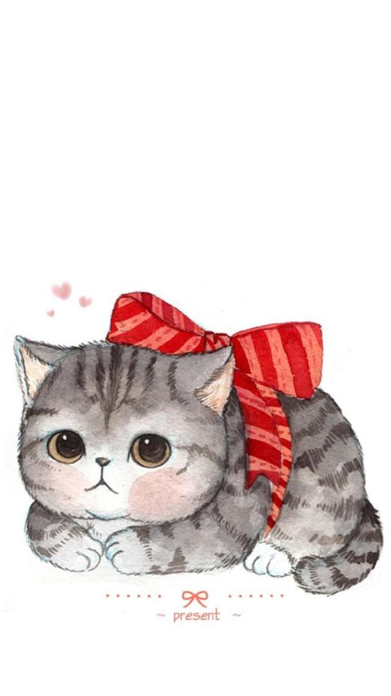 分享一组猫咪动漫图片,直击你的少女心