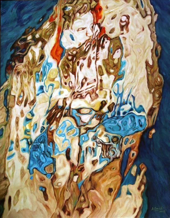 古格壁画印象系列-8 80cmx100cm 布面油彩
