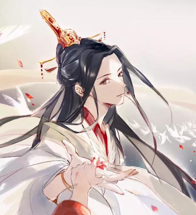 《天官赐福》漫画:谢怜穿起女装,简直美绝了!