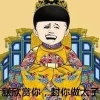 表情包:朕很欣赏你封你做太子表情包