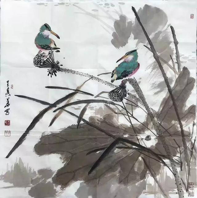 天津美术家协会理事,王其华花鸟画作品欣赏
