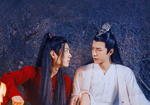 《陈情令》众人的杀青照,姐夫和师姐登对,而他是咧嘴大笑!