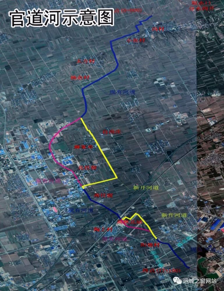 运城官道河水系建设最新进展