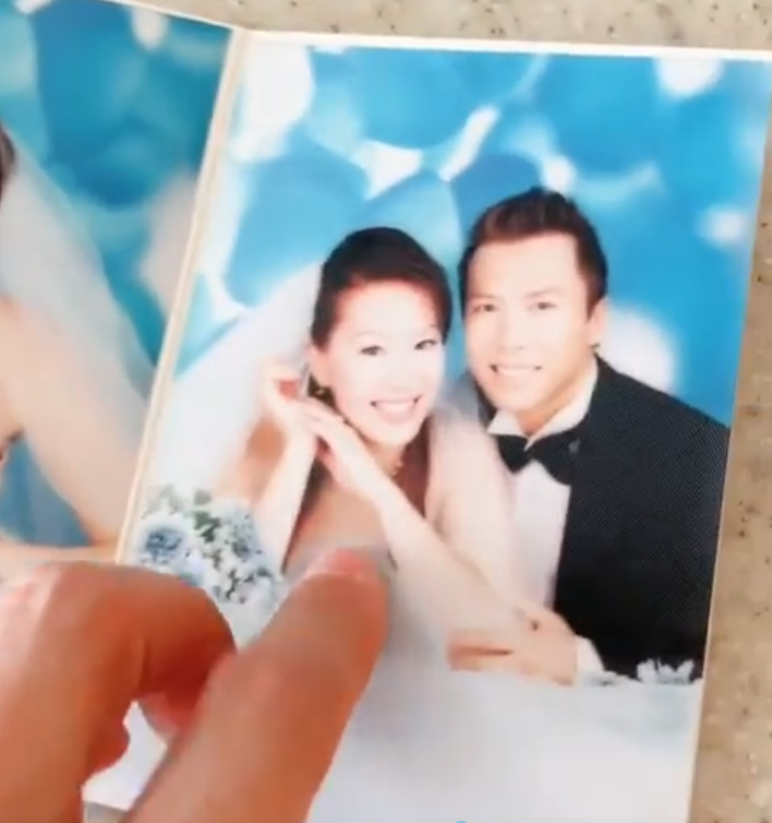 甄子丹汪诗诗庆结婚16周年,晒当年的婚纱照,浓浓的