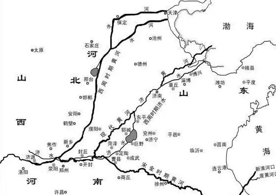 地处古济水,出土甲骨的大辛庄,是商朝统治东方的中心