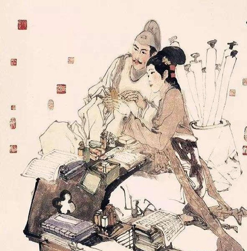 李清照跟两个项羽猜四字成语_李清照醉花阴钢笔字(3)