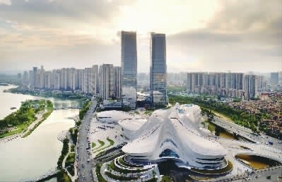 中部地区首个国家级新区——湖南湘江新区梅溪湖国际新城.