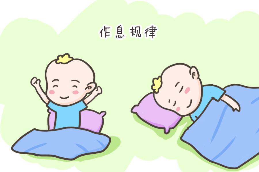 2,作息规律,早睡早起的家庭