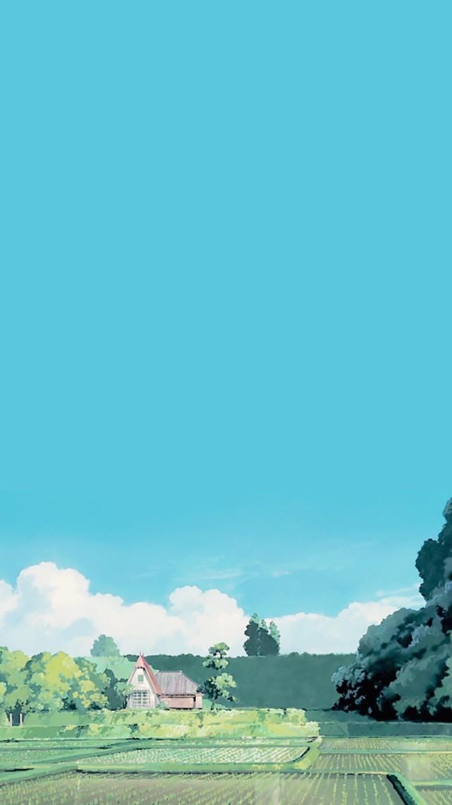 宫崎骏动漫背景图:总有些新奇的际遇,比方说当我遇见你