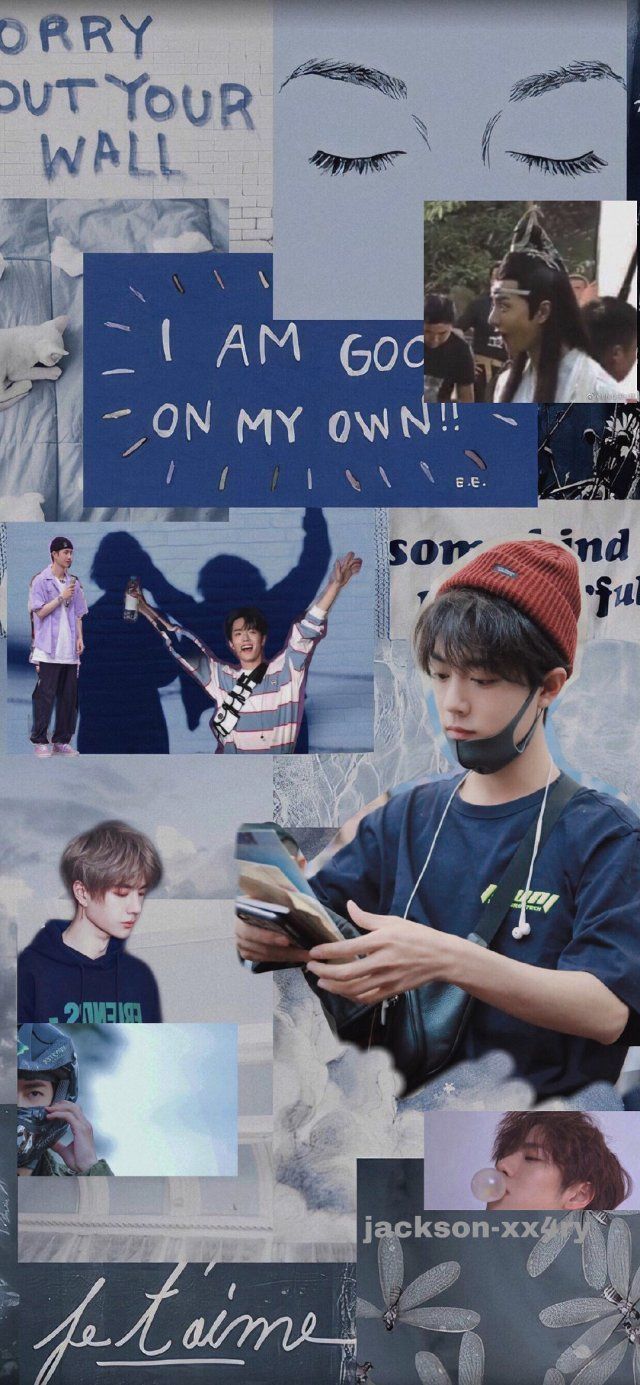 肖战王一博壁纸:晚安这一句,拜托星星,一定要带给你