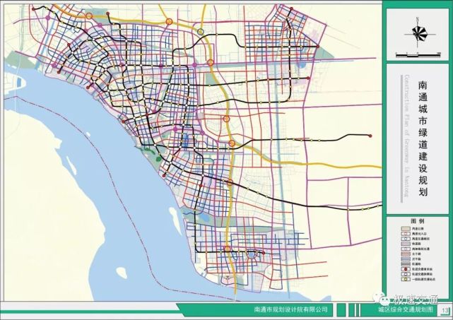 江苏南通市最新的综合交通规划图!