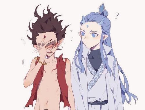 哇 哪吒 敖丙 美图耶!