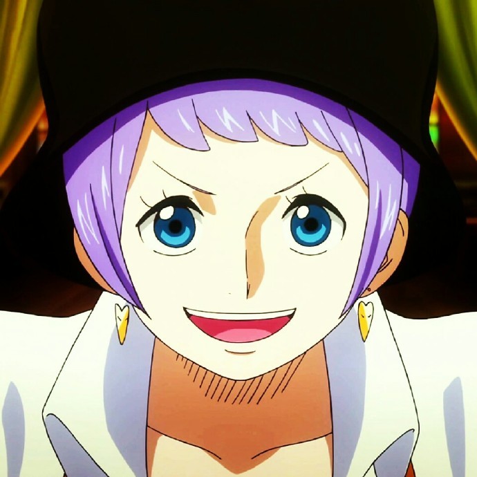 海贼王头像:紫色头发的卡丽娜