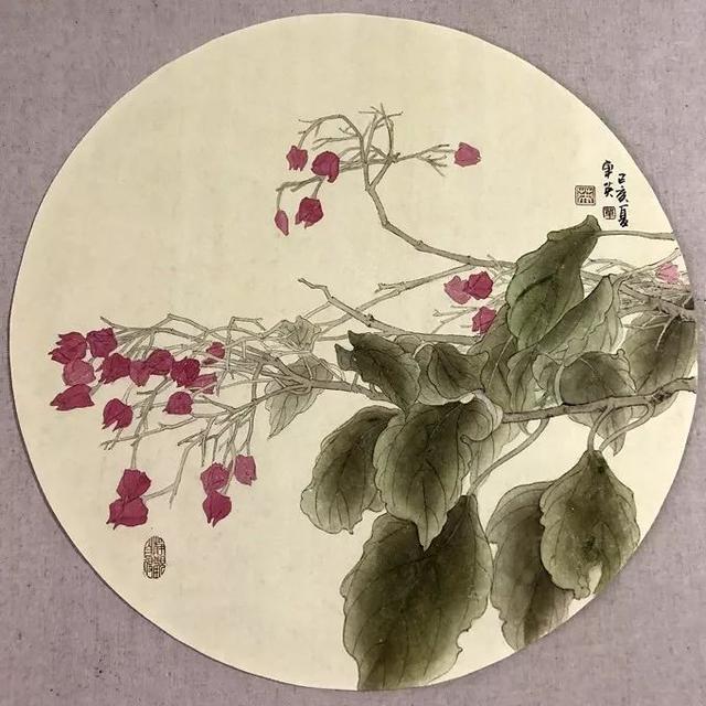 清风正值花相许:画家单英的作品,养眼又净心