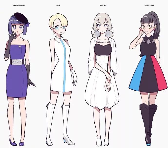 女生衣服也太多了吧这个拟人系列好可爱