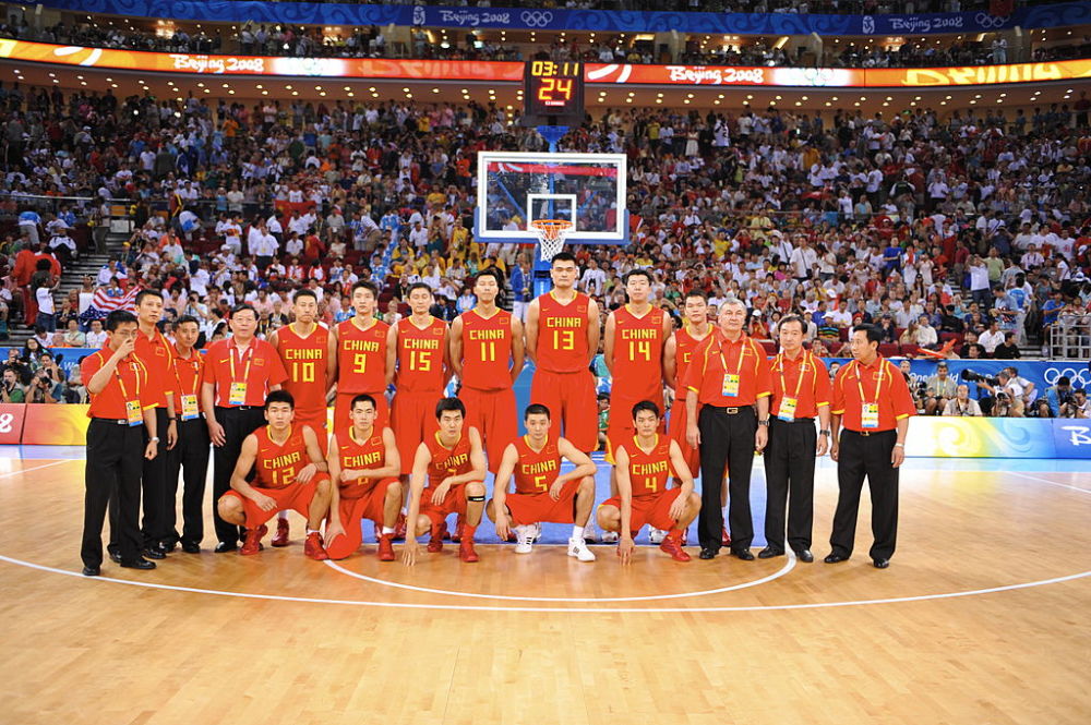 2008年征战奥运会的中国男篮阵容