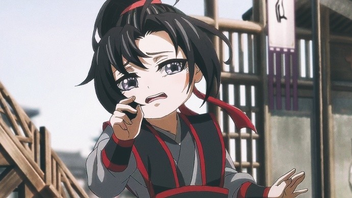 魔道祖师动画图片,三只小可爱