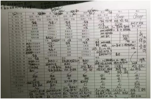 浙江大学学霸胡一捷的作息时间表