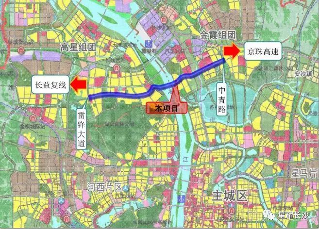 至兴联路大通道工程为长沙骨干路网重要的一横,建成后将是益阳,常德