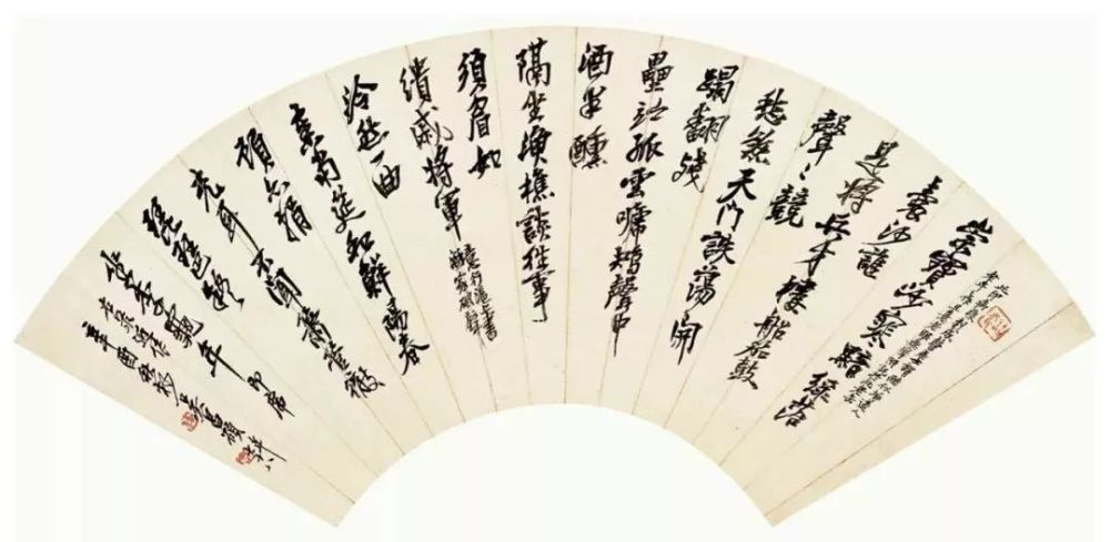 【博闻强识】吴昌硕50件扇面书法,跨越四十年