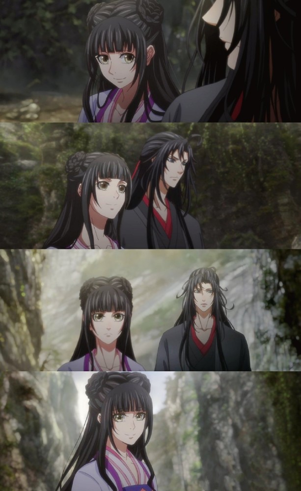 魔道祖师高清壁纸:魏无羡和师姐站一起的画面也很美