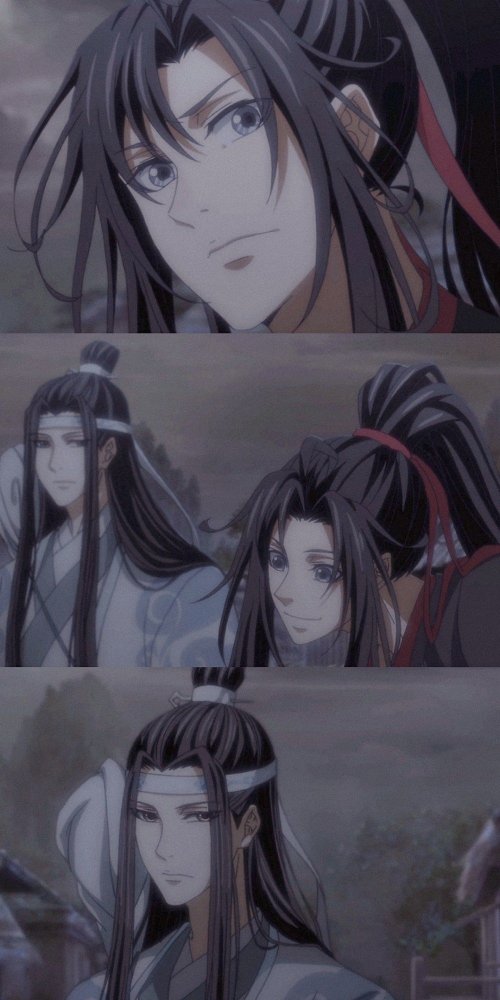 魔道祖师高清壁纸:魏无羡看着小金凌哭