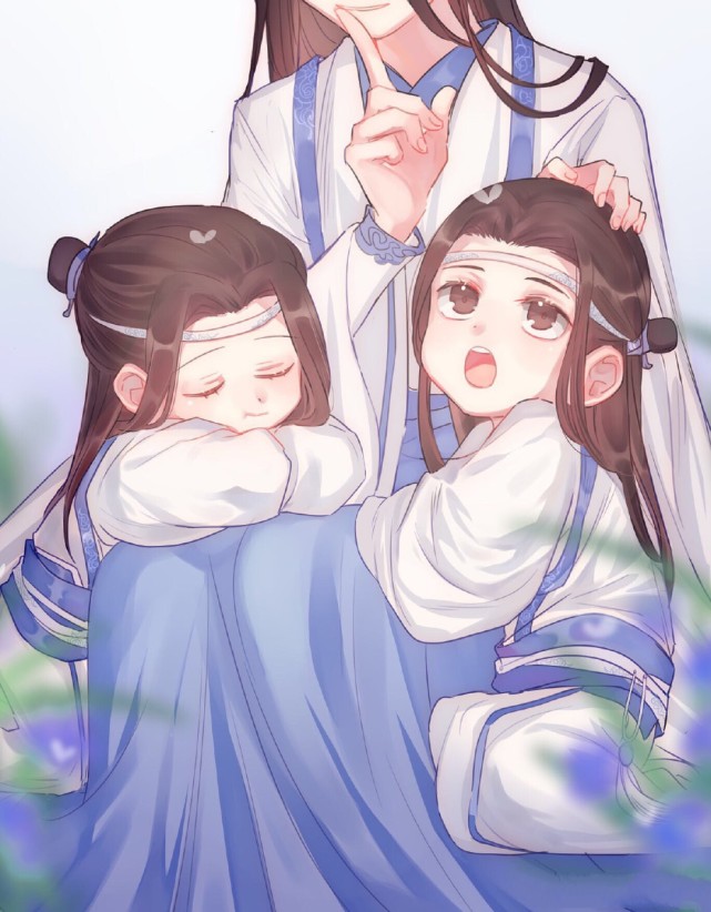 魔道祖师高清壁纸:蓝忘机当起了吃瓜群众