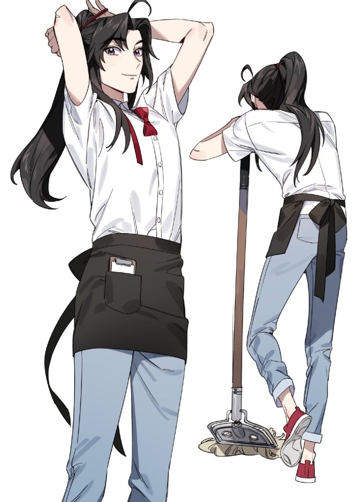 魔道祖师高清壁纸:魏无羡的现代装帅到不行