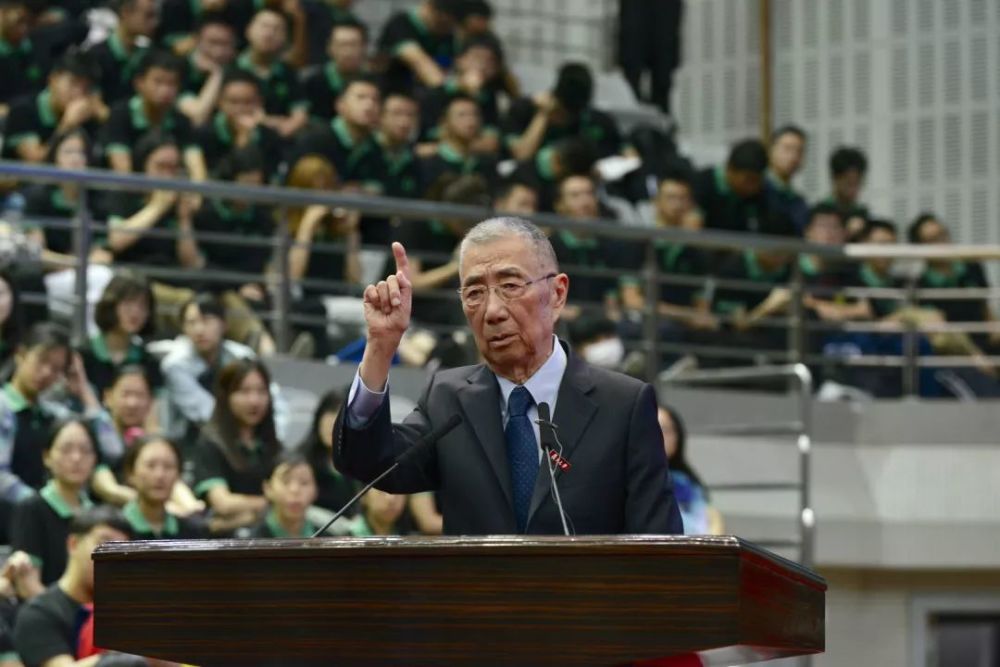 诺贝尔物理学奖获得者丁肇中,复旦大学校长许宁生院士开学寄语