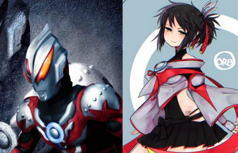 硬汉变少女,"娘化版"奥特曼谁最美,赛罗奥特曼扎起双