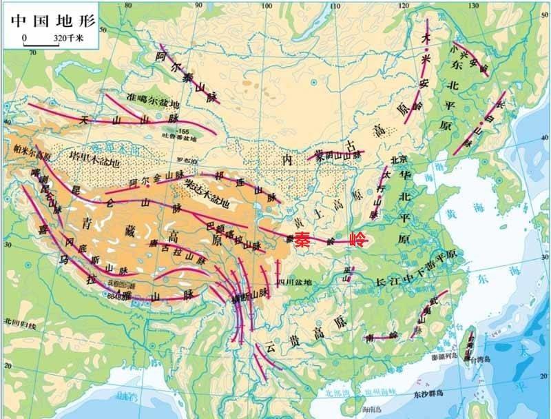 在我国众多的山脉中,秦岭为什么具有特殊地位?