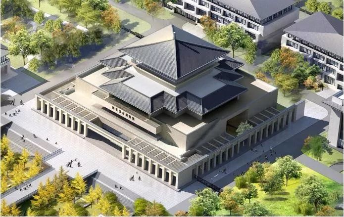 2019年9月8日,『陕西考古博物馆』正式开工.从筹