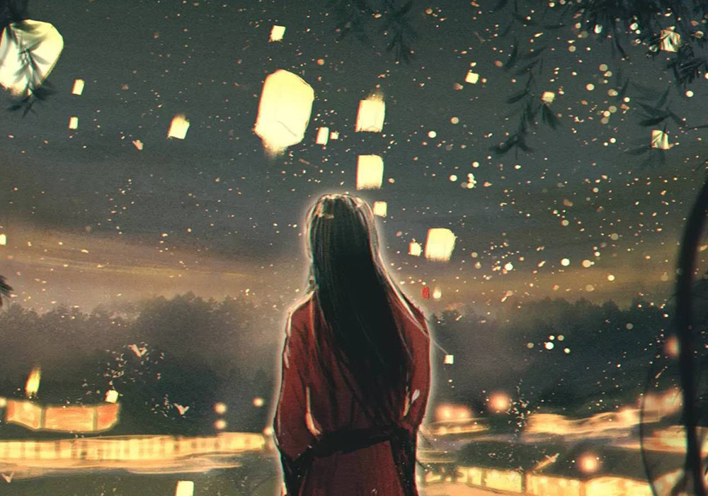 虽然那个时候,谢怜并不知道他身旁之人就是花城.