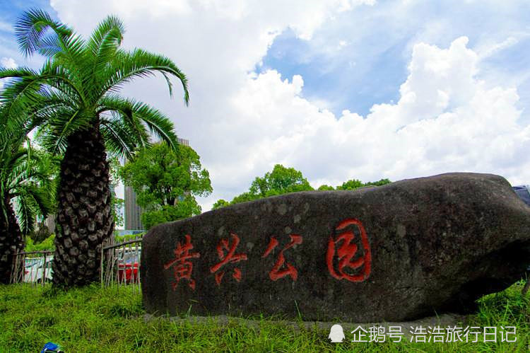 上海黄兴公园城市里的一片森林林木葱茏的清幽之地