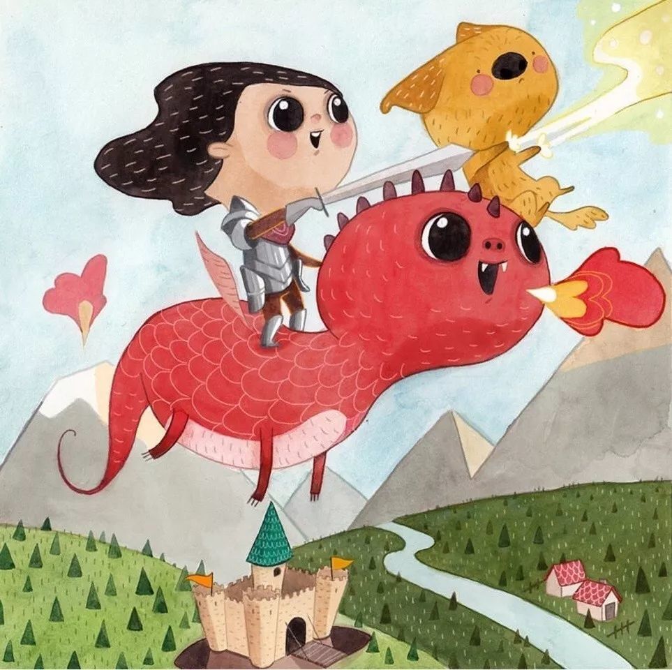 插画师作品第180期美籍华裔插画师vivianmineker温馨有趣的儿童插画